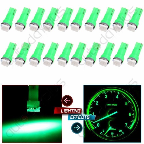 20x green led 5050smd - 20x, t5