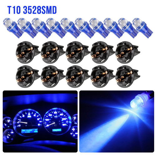 10x blue t10 - 168, led