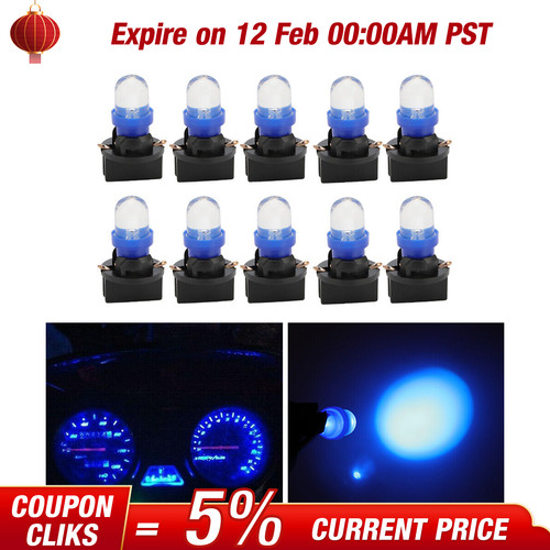 10x 194 blue t10 168 - t10, led